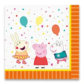 Serwetki papierowe Świnka Peppa 33 x 33 cm, 16 szt